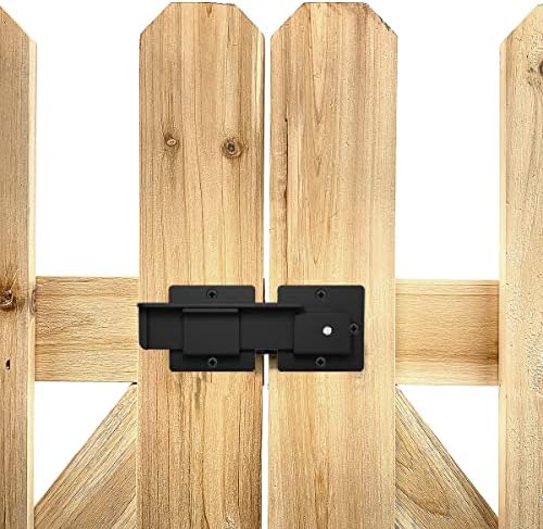 Flip Kapı Mandalı Kilidi-Vidalı ve Altıgen Anahtarlı 7,5 inç Kapı Mandalı Kilidi-Ağır Hizmet Tipi Karbon Çelik Ahır