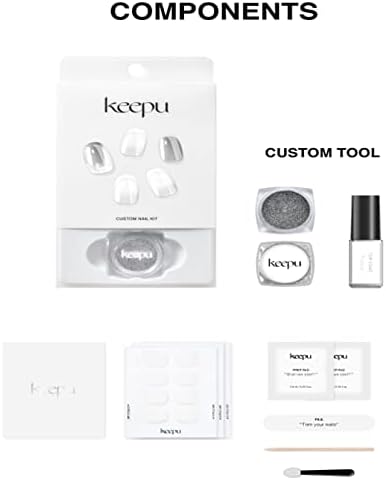 KeepU (Kentsel Kar Tırnak) 30 adet Tırnak Sanat Desen Etiket Seti Manikür Tırnak