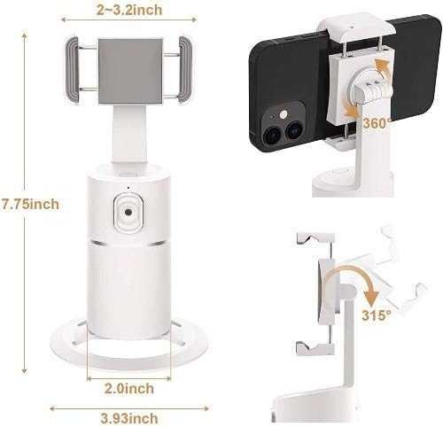 Motorola Edge 30 Fusion ile Uyumlu BoxWave Standı ve Montajı-PivotTrack360 Selfie Standı, Motorola Edge 30 Fusion