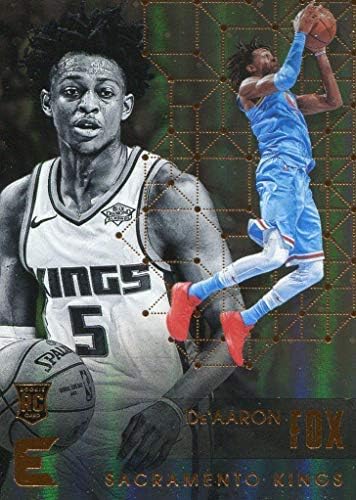 De'aaron Fox 2017-18 Panini Essentials Çaylak Kartı - Basketbol Slabbed Çaylak Kartları