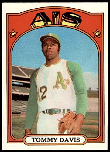1972 Topps 41 Tommy Davis Oakland Atletizm (Beyzbol Kartı) NM Atletizm