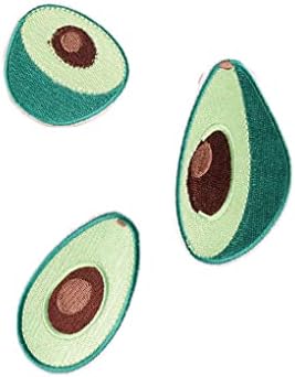 Avokado İşlemeli Yama Meyve İşlemeli Aplike Yamalar Avokado Demir Dikmek BAP01 (3)