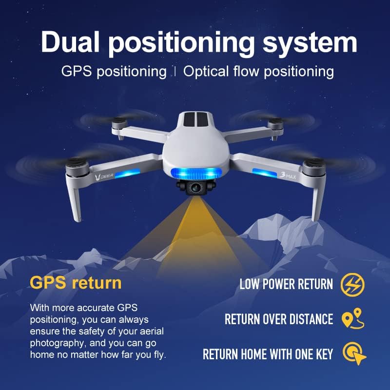 Drone 8K HD Kamera Engellerden Kaçınma GPS FPV Katlanabilir Profesyonel uzaktan kumandalı quadcopter Yetişkinler Çocuklar