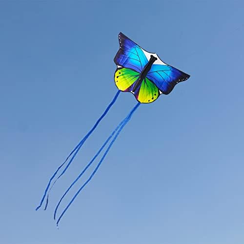 Kaidenic 53 inç Kelebek Uçurtma Uçan Hatları ile Çocuklar ve Yetişkinler için Uçmak kolay