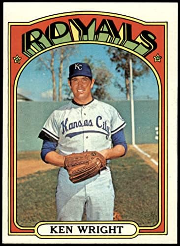 1972 Topps 638 Ken Wright Kansas City Royals (Beyzbol Kartı) ESKİ / MT Royals