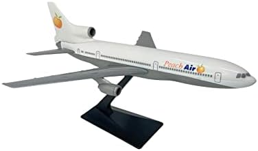Uçuş Minyatürleri Şeftali Hava L-1011 Uçak Minyatür Model Plastik Yapış Fit 1: 250 Parça ALK-10110I-021
