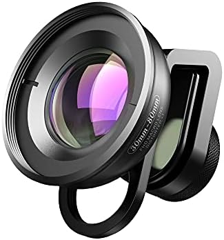 KFJBX Optik 30mm-80mm Makro Lens Telefon Kamera Lens Süper Makro Lentes Akıllı Telefonlar için