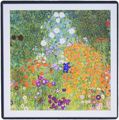 3dRose Resim Güzel Renk 1905 Klimt Boyama Yazlık Bahçe Mouse Pad (mp_100387_1)