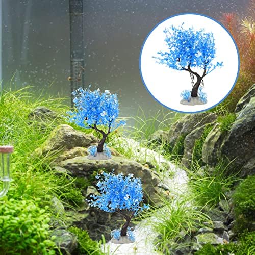Ipetboom Yapay Bitkiler Sürüngen Tankı Su Bitki Aşınmaya Dayanıklı Peyzaj Ağacı Akvaryum Ağacı Çam Yapay Bitki DIY