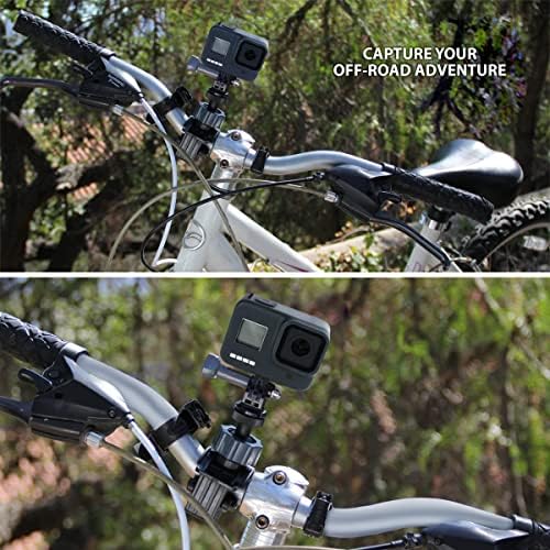 ABD Dişli Roll Bar Dağı için Eylem Kamera-Kar Araci veya Motosiklet 1.5 İnç Gidon Kelepçe Dağı ile 360 ° Rotasyon-GoPro