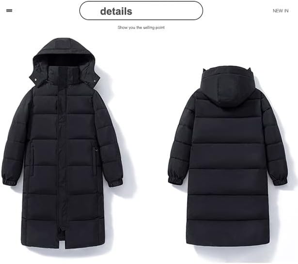 Kapşonlu Sıcak Kışlık Mont Uzun Diz Boyu pamuklu ceket Kış Yeni İnce Moda Kapşonlu Ev Ceket Kadınlar için artı Boyutu