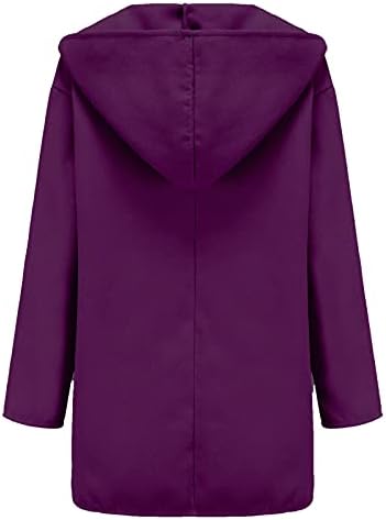 Kadınlar için uzun Hırka Artı Boyutu Yün Ceket Trençkot Bayanlar Hafif Hırka Sonbahar Kış Gevşek Yünlü Giysiler