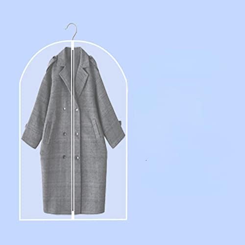 HZDJS Kalınlaşmış Giysiler tozluk Şeffaf PEVA Ceket Takım Elbise Kol Ev Giyim toz Asılı Çanta Yıkanabilir Takım Çantası