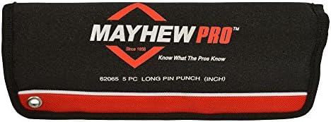 Mayhew Pro 62065 Ekstra Uzun Pin Uzunlukları ile 5 Parça Pin Punch Seti