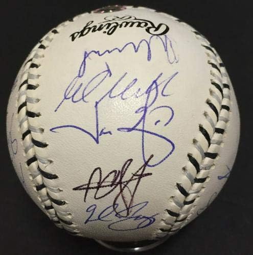 2003 AL All Star Takımı Resmi Beyzbol 24'ü İmzaladı otomatik Ichiro MLB Holo COA İmzalı Beyzbol Topları