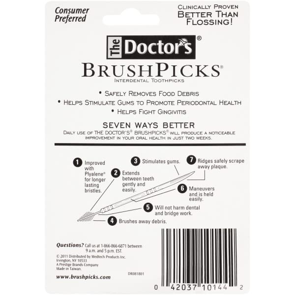 Doktorun Fırçaları Diş Arası Kürdan, 275 Adet (2'li Paket)