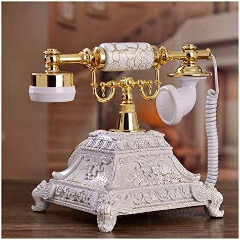 Counyball Retro Telefon Amerikan Oturma Odası Dekorasyon Klasik Masa Telefonu Arama Tarzı Avrupa Sabit Ofis Döner