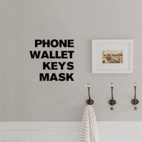 Telefon cüzdan tuşları Maske Duvar Çıkartmaları, Atasözleri duvar çıkartmaları, Vinil Çıkartması, Slogan Pencere Sticker,