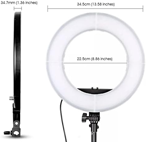 LEPSJGC 14 inç halka lambalar LED halka ışık makyaj ışık Selfie halka şeklindeki lamba halkalı telefon kılıfı Tutucu