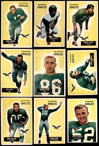 1955 Okçu Philadelphia Eagles Takım Setine Yakın Philadelphia Eagles (Set) İYİ Kartallar