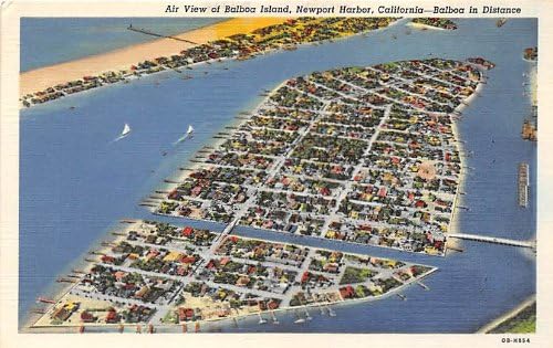 Newport Limanı, Kaliforniya Kartpostalı