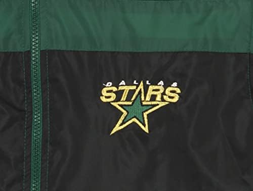 Dallas Stars NHL Küçük Erkek Çocuklar Retro Rüzgar Takım Seti, Yeşil ve Siyah