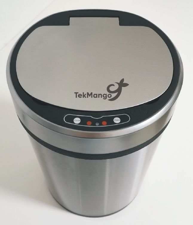 TekMango 12L Otomatik Akıllı sensörlü çöp kovası Can Paslanmaz Çelik Fotoselli Çöp Kovası
