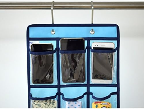 NİMES askılı klozet İç Çamaşırı Çorap Takı Depolama Kapı Üzerinde Sınıf cep telefonu Hesap Makinesi Organizatör Temizle