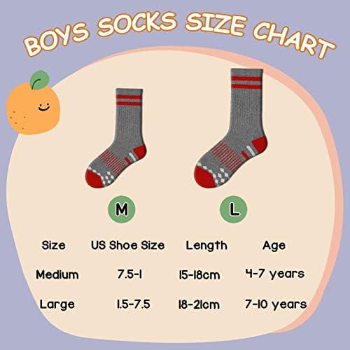 Comfoex Erkek Mürettebat Çorap 4-6 6-8 8-10 Yaşında Atletik Uzun Çorap Çocuklar İçin Pamuk Buzağı Çorap Yastıklı Taban