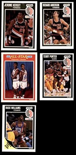 1989-90 Fleer Portland Trail Blazers Takım Seti Portland Trail Blazers (Set) NM / MT Trail Blazers