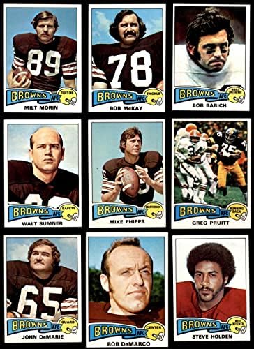 1975 Topps Cleveland Browns Takım Seti Cleveland Browns-FB (Set) ESKİ + Browns-FB
