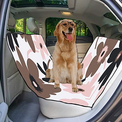 ENEVOTX Köpek Koltuğu Kapağı Özel Tasarım Rustik Tarzı Çiçekler Baskı Köpekler için Araba Koltuğu Kapakları 100 %